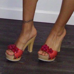 Marc Jacobs wooden mule